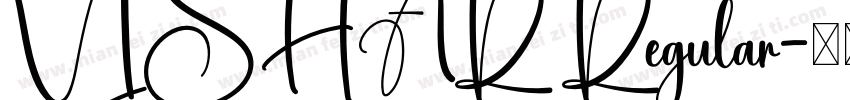 VISHAR Regular字体转换